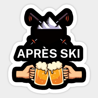 Après ski Sticker